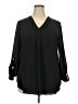 Apt. 9 100% Polyester Black 3/4 Sleeve Blouse Size XXL - photo 1