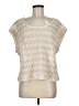 Judith March Ivory Short Sleeve Top Size M - photo 1