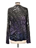 Dana Buchman Purple Long Sleeve Blouse Size L - photo 2