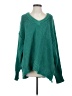 Free People Solid Green Pullover Sweater Size XS - photo 1
