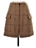 Madewell Plaid Brown Wool Skirt Size 00 - photo 1