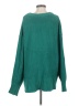 Free People Solid Green Pullover Sweater Size XS - photo 2