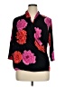 Vince Camuto Floral Black 3/4 Sleeve Blouse Size 1X - photo 1