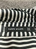 Karen Millen 100% Polyester Stripes Black Long Sleeve Blouse Size 8 - photo 7