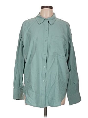 Express Long Sleeve Button-Down Shirt (view 1)