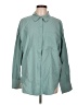 Express Solid Teal Long Sleeve Button-Down Shirt Size L - photo 1