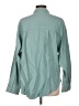 Express Solid Teal Long Sleeve Button-Down Shirt Size L - photo 2