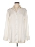 Uniqlo 100% Polyester Ivory Long Sleeve Blouse Size M - photo 1