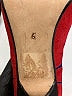 Andrea Pfister Couture Color Block Red Heels Size 6 - photo 4