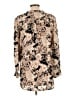 Fun2Fun 100% Polyester Tan 3/4 Sleeve Blouse Size L - photo 2