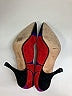 Andrea Pfister Couture Color Block Red Heels Size 6 - photo 5