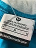 Nike 100% Polyester Teal Zip Up Hoodie Size M - photo 6