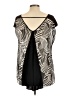 Vanilla Sugar 100% Polyester Black Short Sleeve Blouse Size L - photo 2