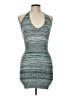 Know One Cares 100% Polyester Gray Cocktail Dress Size L - photo 1