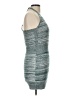 Know One Cares 100% Polyester Gray Cocktail Dress Size L - photo 4