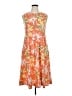 MULTIPLES Tropical Orange Cocktail Dress Size L - photo 1