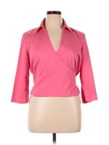 New York & Company 3/4 Sleeve Blouse (view 1)