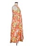 MULTIPLES Tropical Orange Cocktail Dress Size L - photo 4