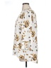 Maurices 100% Polyester Floral Ivory 3/4 Sleeve Blouse Size XL - photo 5