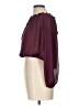 Forever 21 100% Polyester Burgundy 3/4 Sleeve Blouse Size L - photo 5