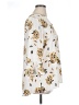 Maurices 100% Polyester Floral Ivory 3/4 Sleeve Blouse Size XL - photo 4