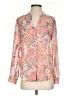 Kut from the Kloth 100% Polyester Floral Pink Long Sleeve Blouse Size XS - photo 1