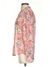 Kut from the Kloth 100% Polyester Floral Pink Long Sleeve Blouse Size XS - photo 5