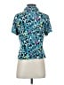 Jamie Sadock Print Teal Short Sleeve Blouse Size S - photo 2