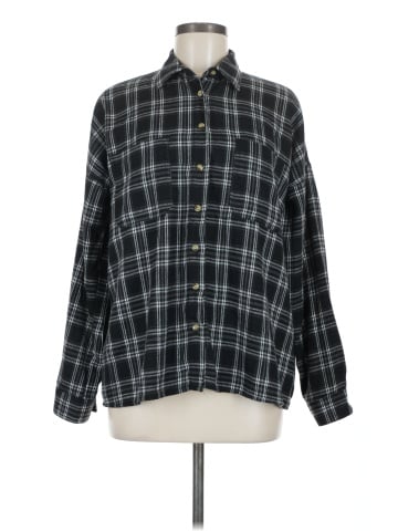 LA Hearts Long Sleeve Button-Down Shirt (view 1)