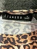 Lioness Animal Print Brown Short Sleeve Turtleneck Size S - photo 7
