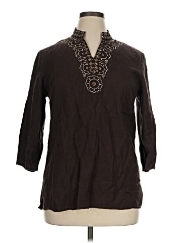 Style&Co 3/4 Sleeve Blouse (view 1)