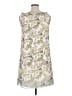 Max Studio 100% Polyester Tropical Ivory Cocktail Dress Size XL - photo 2