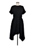 Kenzo 100% Polyester Solid Black Casual Dress Size EU (FR) 40 / US 8 - photo 1