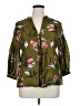 Vineet Bahl Floral Green 3/4 Sleeve Blouse Size L - photo 1