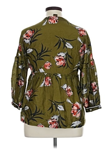 Vineet Bahl 3/4 Sleeve Blouse (view 2)
