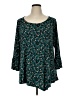 Rafaella Teal 3/4 Sleeve Blouse Size 1X - photo 1