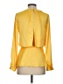 Reiss 100% Polyester Yellow 3/4 Sleeve Blouse Size 4 - photo 2