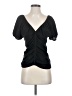 Catherine Malandrino 100% Silk Black Short Sleeve Top Size S - photo 1