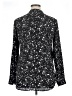 Kut from the Kloth 100% Polyester Stars Black Long Sleeve Blouse Size XL - photo 2