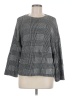 Zara W&B Collection Checkered-gingham Gray Pullover Sweater Size M - photo 1