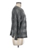 Zara W&B Collection Checkered-gingham Gray Pullover Sweater Size M - photo 4