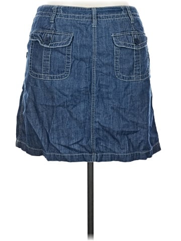 New York & Company Denim Skirt (view 2)