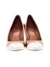 Tory Burch 100% Leather Color Block Brown Tan Wedges Size 7 1/2 - photo 2