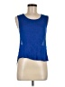 Mono b Blue Sleeveless T-Shirt Size L - photo 1