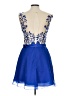 Unbranded 100% Polyester Blue Cocktail Dress Size 12 - photo 2