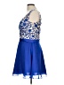 Unbranded 100% Polyester Blue Cocktail Dress Size 12 - photo 5