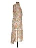 CeCe 100% Polyester Floral Orange Cocktail Dress Size L - photo 4