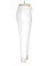 Theory Solid White Linen Pants Size L - photo 4