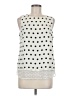 Rose + Olive Ivory Sleeveless Blouse Size M - photo 1