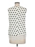 Rose + Olive Ivory Sleeveless Blouse Size M - photo 2